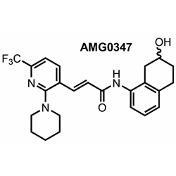 Chemical structure of compound AMG0347, Amgen, Inc.